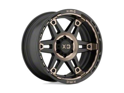 XD Spy II Satin Black Dark Tint 8-Lug Wheel; 20x9; 18mm Offset (07-10 Silverado 3500 HD SRW)