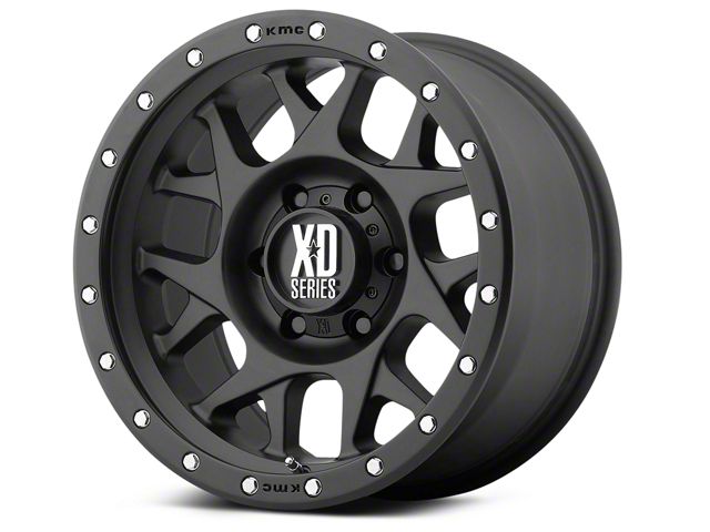 XD Bully Satin Black 6-Lug Wheel; 20x9; 18mm Offset (21-24 Tahoe)