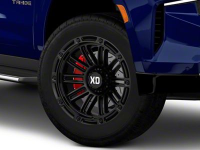 XD Double Deuce Satin Black 6-Lug Wheel; 20x12; -44mm Offset (21-26 Tahoe)