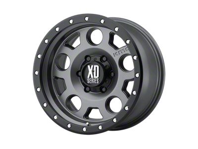 XD Enduro Pro Matte Gray with Black Reinforcing Ring 6-Lug Wheel; 20x9; 18mm Offset (21-26 Tahoe)
