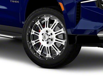 XD Hoss Gloss Black Machined 6-Lug Wheel; 22x9.5; 30mm Offset (21-26 Tahoe)