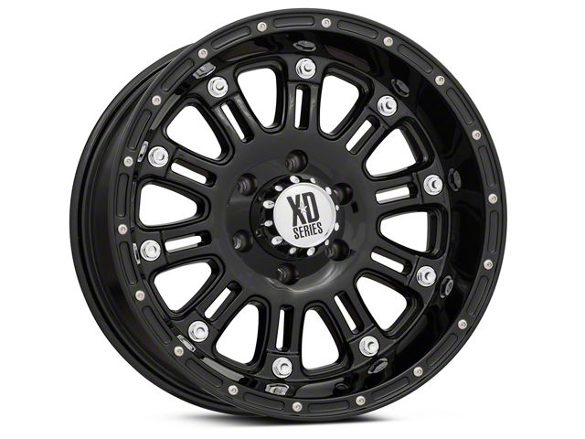 XD Hoss Gloss Black 6-Lug Wheel; 18x9; 18mm Offset (21-24 Tahoe)