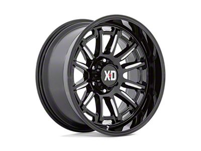 XD Phoenix Gloss Black Milled 6-Lug Wheel; 20x9; 0mm Offset (21-24 Tahoe)
