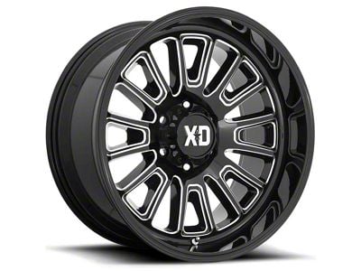 XD Rover Gloss Black Milled 6-Lug Wheel; 22x10; -18mm Offset (21-24 Tahoe)