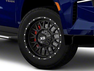 XD Snare Satin Black 6-Lug Wheel; 20x9; 18mm Offset (21-26 Tahoe)