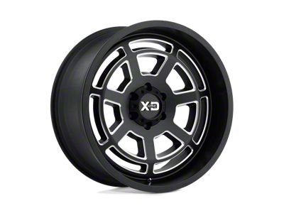 XD Bones Satin Black Milled 6-Lug Wheel; 20x9; 18mm Offset (21-25 Yukon)