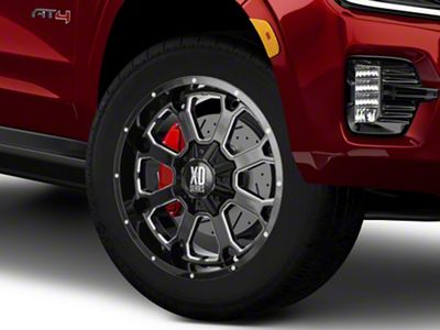 XD Buck 25 Gloss Black Milled 6-Lug Wheel; 20x10; -24mm Offset (21-26 Yukon)