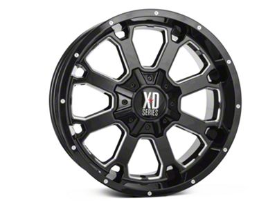 XD Buck 25 Gloss Black Milled 6-Lug Wheel; 20x9; 0mm Offset (21-24 Yukon)