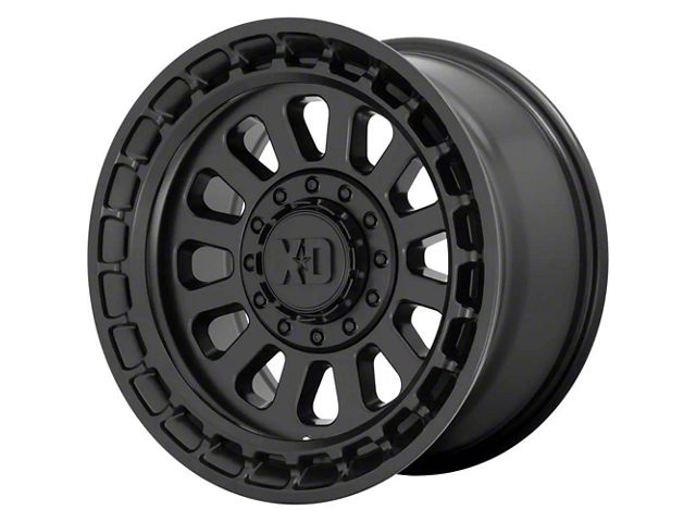 XD Omega Satin Black 6-Lug Wheel; 17x9; 0mm Offset (21-24 Yukon)