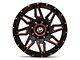 XF Offroad XF-218 Gloss Black Red Milled 6-Lug Wheel; 20x10; -24mm Offset (04-08 F-150)