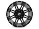 XF Offroad XF-220 Gloss Black Milled and Milled Dots 6-Lug Wheel; 17x9; 12mm Offset (07-13 Silverado 1500)