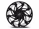 XF Offroad XF-203 Gloss Black Milled 6-Lug Wheel; 20x9; 0mm Offset (07-14 Tahoe)