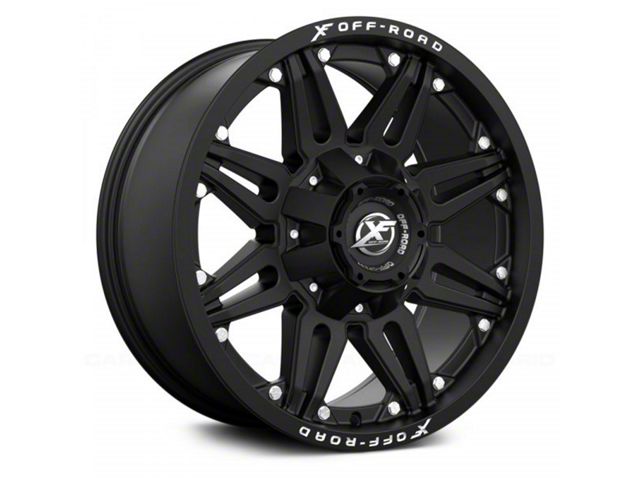 XF Offroad XF-204 Matte Black 6-Lug Wheel; 20x10; -12mm Offset (07-14 Tahoe)