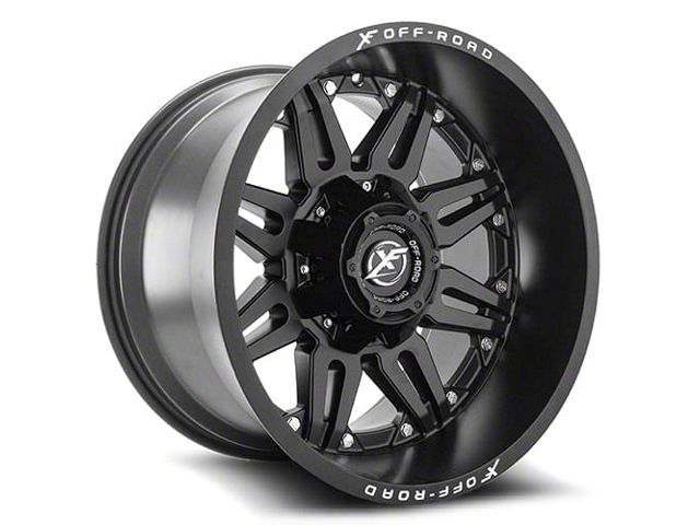 XF Offroad XF-204 Matte Black 6-Lug Wheel; 20x9; 12mm Offset (07-14 Tahoe)