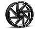 XF Offroad XF-205 Gloss Black Milled 6-Lug Wheel; 20x10; -12mm Offset (07-14 Tahoe)