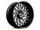XF Offroad XF-207 Gloss Black Milled 6-Lug Wheel; 24x14; -76mm Offset (07-14 Tahoe)