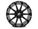 XF Offroad XF-219 Gloss Black Milled and Milled Dots 6-Lug Wheel; 17x9; 12mm Offset (07-14 Tahoe)