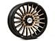 XF Offroad XF-231 Satin Black Machined with Bronze Double Dark Tint 6-Lug Wheel; 20x9; 0mm Offset (07-14 Tahoe)