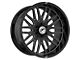 XF Offroad XF-240 Gloss Black Milled 6-Lug Wheel; 20x9; 12mm Offset (07-14 Tahoe)