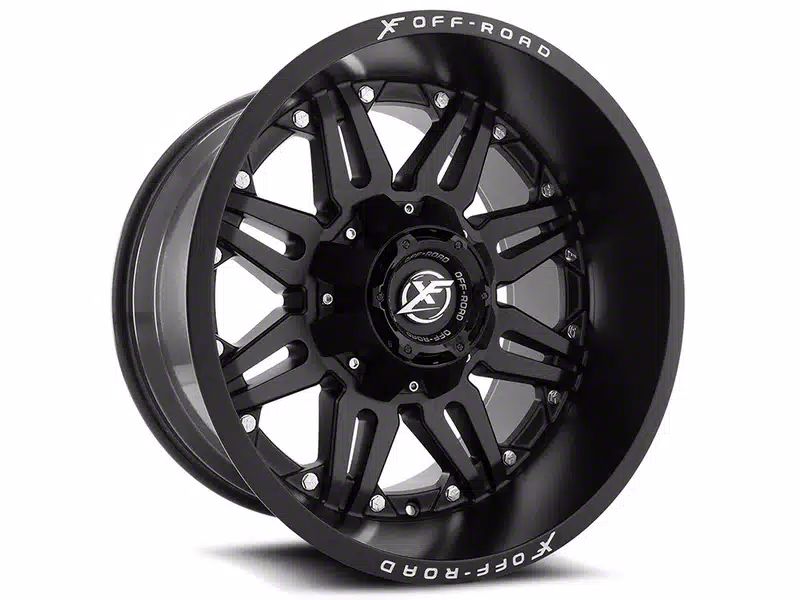 XF Offroad XF-204 Matte Black 6-Lug Wheel; 18×9; -12mm Offset (09-14 F-150)