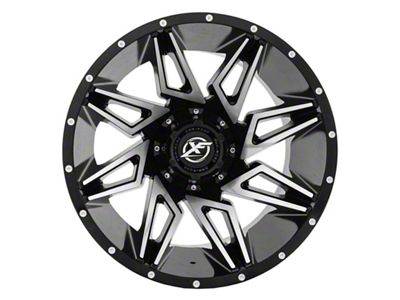 XF Offroad XF-218 Gloss Black Machined 6-Lug Wheel; 20x10; -12mm Offset (09-14 F-150)