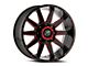 XF Offroad XF-219 Gloss Black Red Milled 6-Lug Wheel; 20x10; -24mm Offset (09-14 F-150)