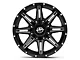 XF Offroad XF-220 Gloss Black Milled 6-Lug Wheel; 17x9; 12mm Offset (09-14 F-150)