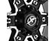 XF Offroad XF-214 Gloss Black with Chrome Inserts 5-Lug Wheel; 20x12; -44mm Offset (09-18 RAM 1500)