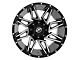XF Offroad XF-218 Gloss Black Machined 6-Lug Wheel; 20x10; -12mm Offset (14-18 Silverado 1500)