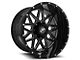 XF Offroad XF-211 Gloss Black Milled 8-Lug Wheel; 20x10; -24mm Offset (15-19 Silverado 2500 HD)