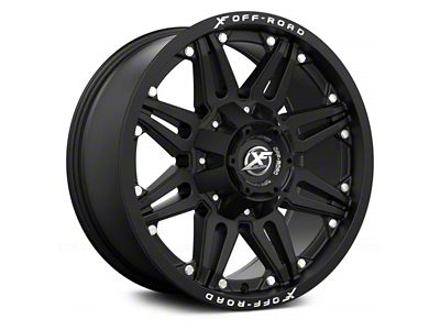 XF Offroad XF-204 Matte Black 8-Lug Wheel; 20x14; -76mm Offset (23-25 F-350 Super Duty SRW)