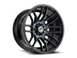 XF Offroad XF-232 Gloss Black and Machined Titanium Double Dark Tint 6-Lug Wheel; 20x10; -12mm Offset (23-26 Canyon)