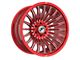 XF Offroad XF-231 Anodized Red Milled 6-Lug Wheel; 20x10; -12mm Offset (23-24 Colorado)