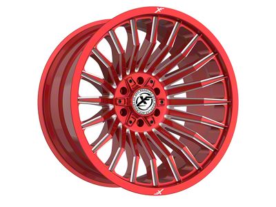 XF Offroad XF-231 Anodized Red Milled 6-Lug Wheel; 20x10; -12mm Offset (21-24 F-150)