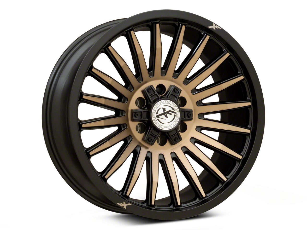 20x9 Wheels XF Off-Road XF-232 Wheels 20x9 - Satin Black & Bronze