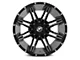 XF Offroad XF-220 Gloss Black Milled and Milled Dots 6-Lug Wheel; 17x9; 12mm Offset (15-20 F-150)