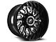 XF Offroad XF-207 Gloss Black Milled 8-Lug Wheel; 20x9; 0mm Offset (06-08 RAM 1500 Mega Cab)