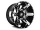 XF Offroad XF-214 Gloss Black with Chrome Inserts 5-Lug Wheel; 20x9; 0mm Offset (02-08 RAM 1500, Excluding Mega Cab)