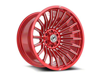 XF Offroad XF-231 Anodized Red and Milled 6-Lug Wheel; 20x10; -12mm Offset (19-26 RAM 1500)