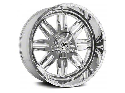 XFX Flow XFX-303 Chrome 8-Lug Wheel; 20x12; -44mm Offset (19-24 RAM 2500)