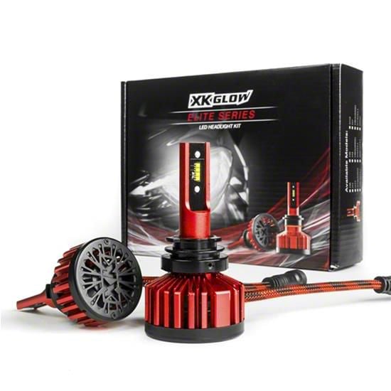 XK Glow ELITE Series LED Headlight Bulbs; Low Beam; H11 (15-23 F-150 w/ Factory Halogen Headlights)