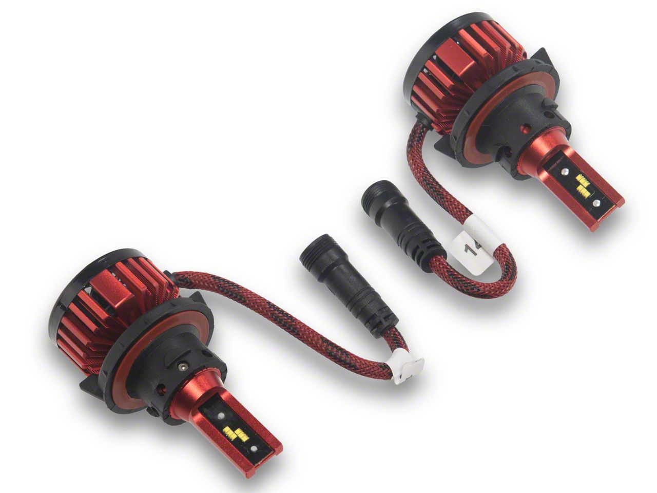 360° LED 6-Sided Kit 9008/H13 Lo Headlight Bulbs Conversion For 1819 - Foto 3