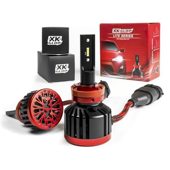 XK Glow RAM 1500 LITE Series LED Headlight Bulbs; Low Beam; H11