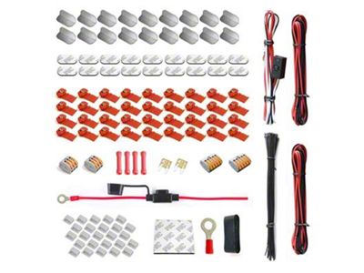 XK Glow 18-Piece LED Rock Light Kit; White (Universal; Some Adaptation May Be Required)