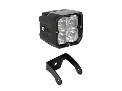 XK Glow C3 LED Cube Light; Flood Beam; Amber Lens (Universal; Some Adaptation May Be Required)