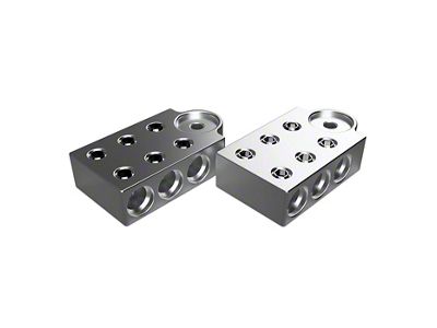 XS Power 600 Series Aluminum Terminal Blocks; 6 Wire; 1/0 AWG