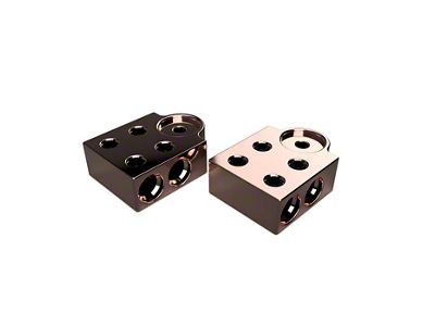 XS Power 700 Series Copper Terminal Blocks; 4 Wire; 1/0 AWG