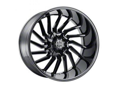 Xtreme Forged XF-16 Midnight Black 8-Lug Wheel; 20x10; -25mm Offset (23-25 F-250 Super Duty)
