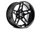 Xtreme Offroad NX-15 Midnight Black Milled 6-Lug Wheel; 20x10; -25mm Offset (04-08 F-150)
