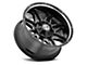 Xtreme Offroad NX-9 Midnight Black Milled 8-Lug Wheel; 20x10; -25mm Offset (23-24 F-250 Super Duty)